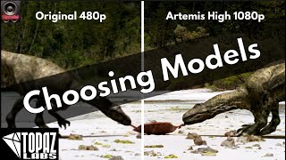 Topaz Video Enhance AI Tutorial (Version 2.6.2) - Choosing Models