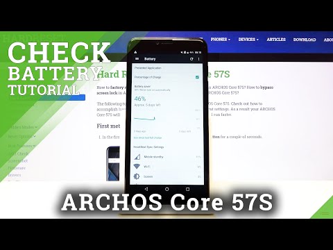 How to Enable Battery Percentage on ARCHOS Core 57S –Battery Settings