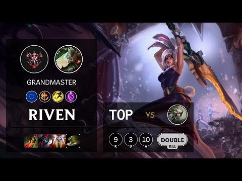 Riven Top vs Camille - EUW Grandmaster Patch 10.4