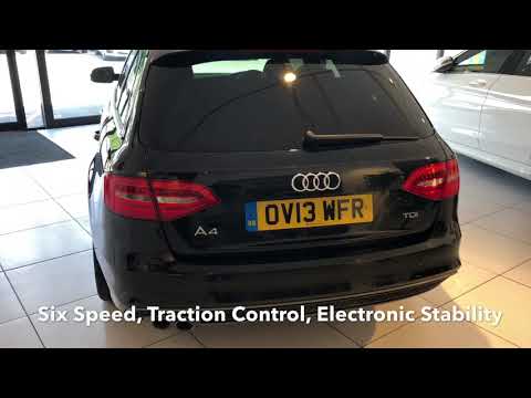 Audi A4 Avant Black Edition Motorwell Bridport 2018