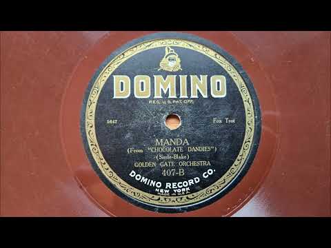 Manda (1924) - Golden Gate Orchestra (California Ramblers) - Domino 407