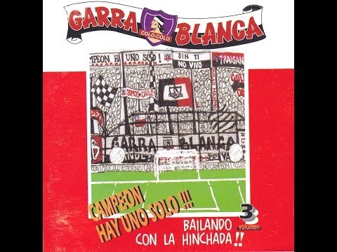 "Garra Blanca - Colo-Colo - "Bailando con la hinchada!! - Campeón hay uno solo!!"" Barra: Garra Blanca &bull; Club: Colo-Colo