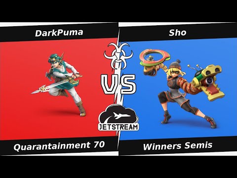Quarantainment 70 Winners Semis - DarkPuma (Hero) Vs Sho (Min Min) - SSBU