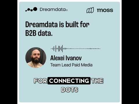 Dreamdata is built for B2B data