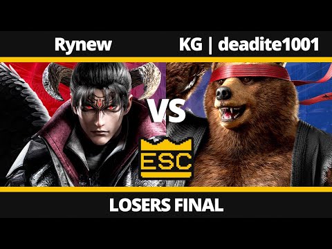ESC 75 - Losers Final - Rynew (Devil Jin) Vs. KG | deadite1001 (Kuma) - TEKKEN 8 Tournament