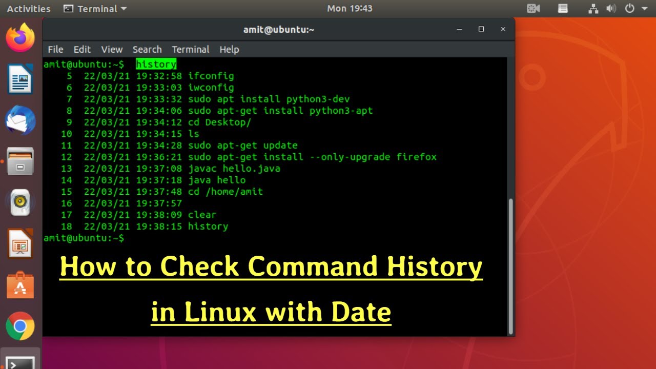 How To Check Command History In Linux With Date How To Check Command History In Linux With Date