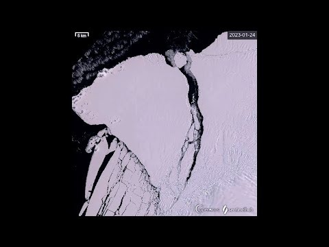 南極:世界最大の氷山 – 衛星画像で異常な現象がわかる