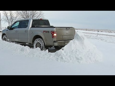 SnowSport HD plow on the rear hitch - How well does it work?