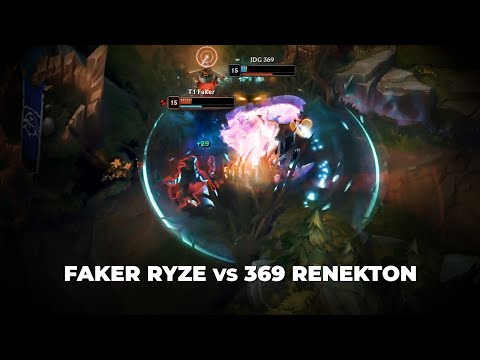 Faker Ryze vs 369 Renekton | T1 Faker