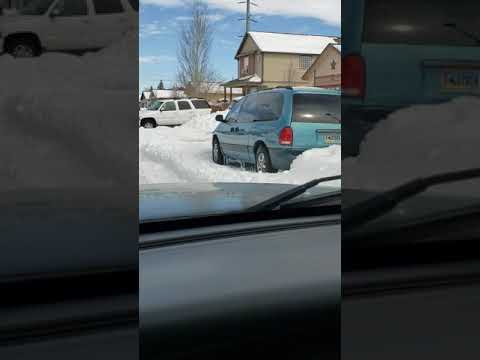 Blizzard 3/14/2021 of historical proportion 2 days after. Cheyenne Wy