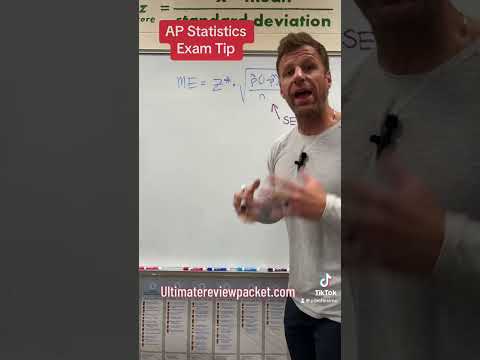 How to solve for sample size - AP Statistics Exam Tip
