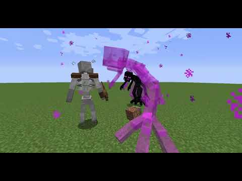 Mutant Enderman Vs Mutant Skeleton - in Minecraft