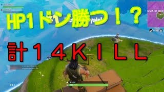 [Fortnite配信]こそＡＩＭによる計１４ＫＩＬＬドン勝つ