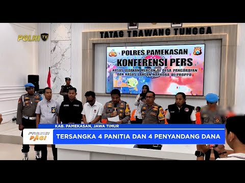 POLRES PAMEKASAN AMANKAN 8 TERSANGKA PESTA PETASAN