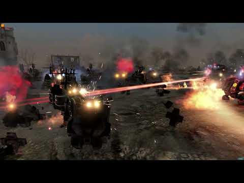 45 Imperial Dreadnoughts vs 45 Chaos Dreadnought - Men of War: Assault Squad 2