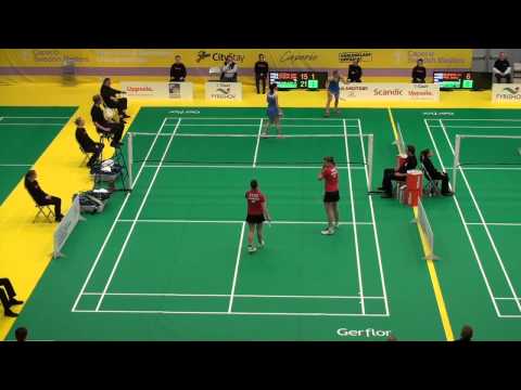 WD -- Semifinal -- Damkjaer Kruse/Roepke vs Stoeva/Stoeva - 2014 Caperio Swedish Masters