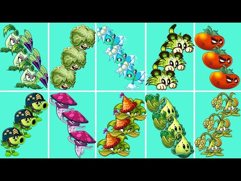 Tournament Team Pokra & 09 Team Plant Vs 99 Zombie NOOB x PRO x HACKER X GOLD - PvZ 2 Team 03 Plant