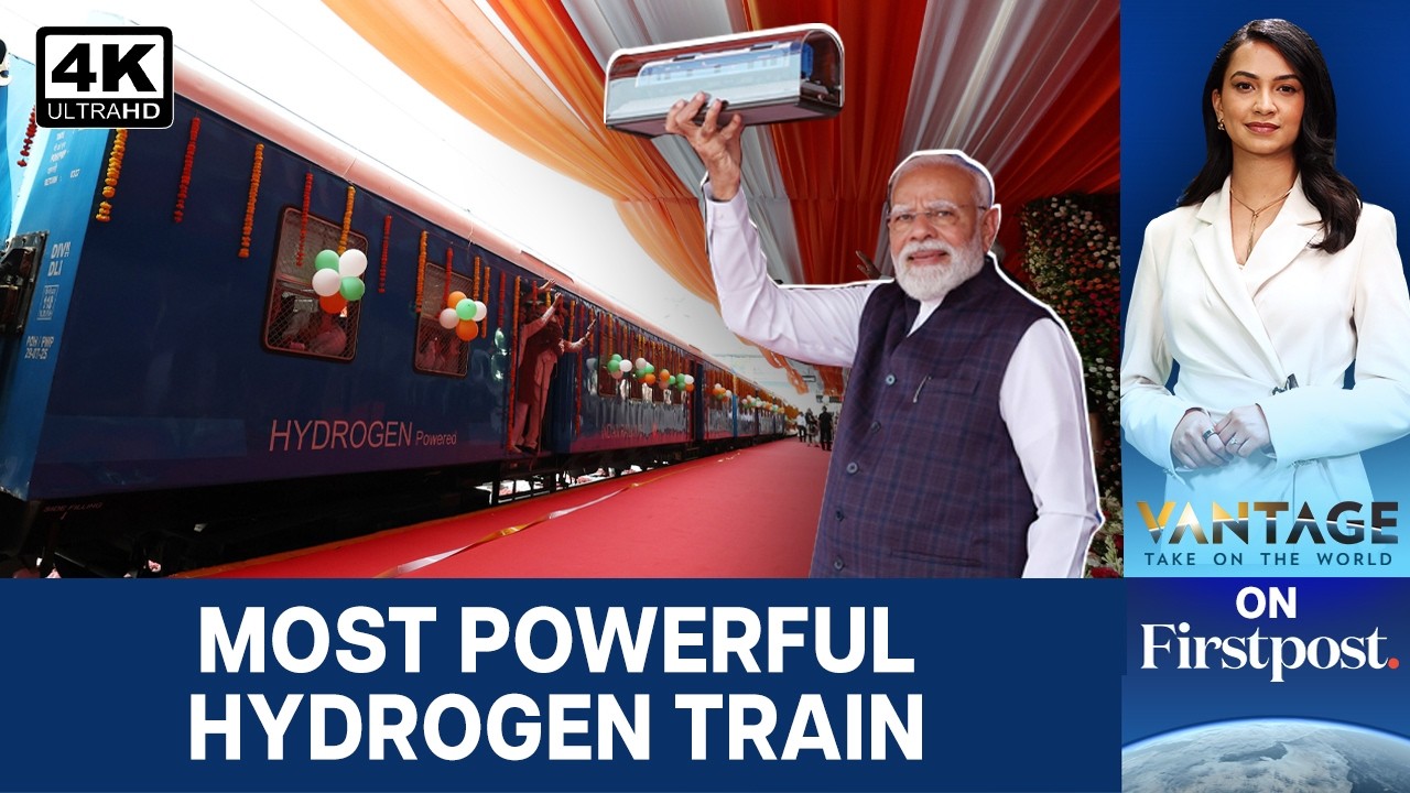 India Enters Elite Club with Home-Grown Hydrogen-Powered Train | Vantage on Firstpost | 4K