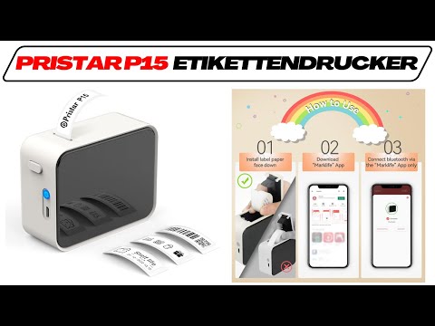 Pristar P15 Etikettendrucker im Test-Vergleich 2025🥇Günstiger Labeldrucker mit App