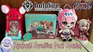 [Hololive Official Card Game] The Last English Set For Now (Ayakashi Vermilion Pack Opening)