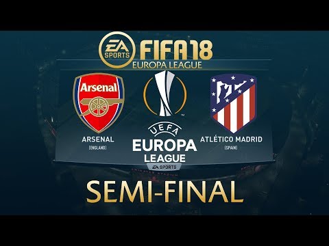 FIFA 18 Arsenal vs Atlético Madrid | Europa League 2017/18 | PS4 Full Match