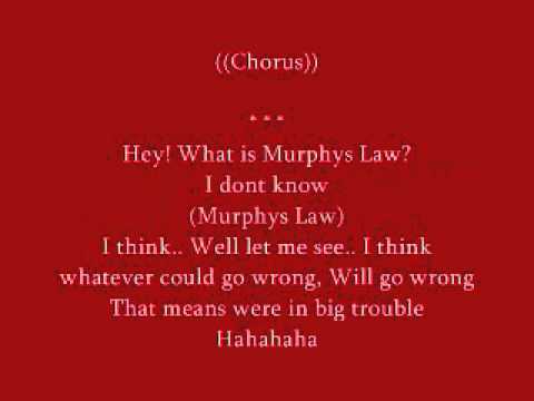 Murphys Law by Cheri With Lyrics