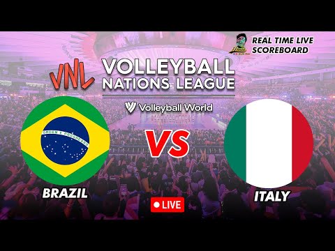 🔴LIVE BRAZIL VS ITALY WOMENS VNL 2024 06-01-2024