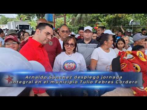 ‎📢🤝 Arnaldo Sánchez desplegó jornada integral en el municipio Tulio Febres Cordero