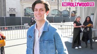 Chase Hudson Aka Lil Huddy Talks New Projects While Pulling Up To The 'Fallout' Premiere