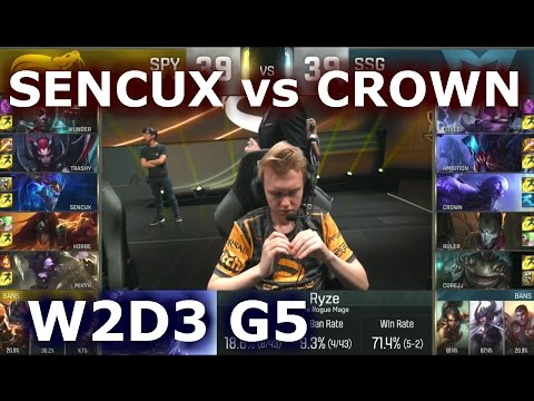 SSG vs SPY W2D3 - SENCUX vs CROWN Player Experience Stream (w/ Froggen) | Group D LoL S6 Worlds 2016