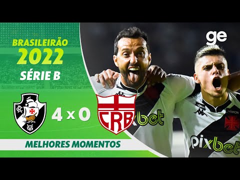 Gols e lances de Vasco da Gama x CRB