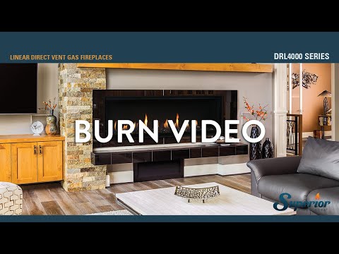 Superior DRL4000 Series 72" Direct Vent Linear Fireplace, Natural Gas (DRL4072TEN) (F4390)