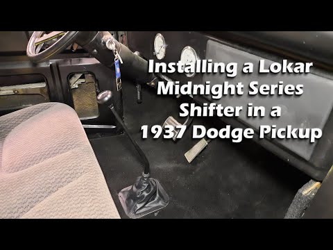1937 Dodge Pickup - Lokar Midnight Series Shifter Installation