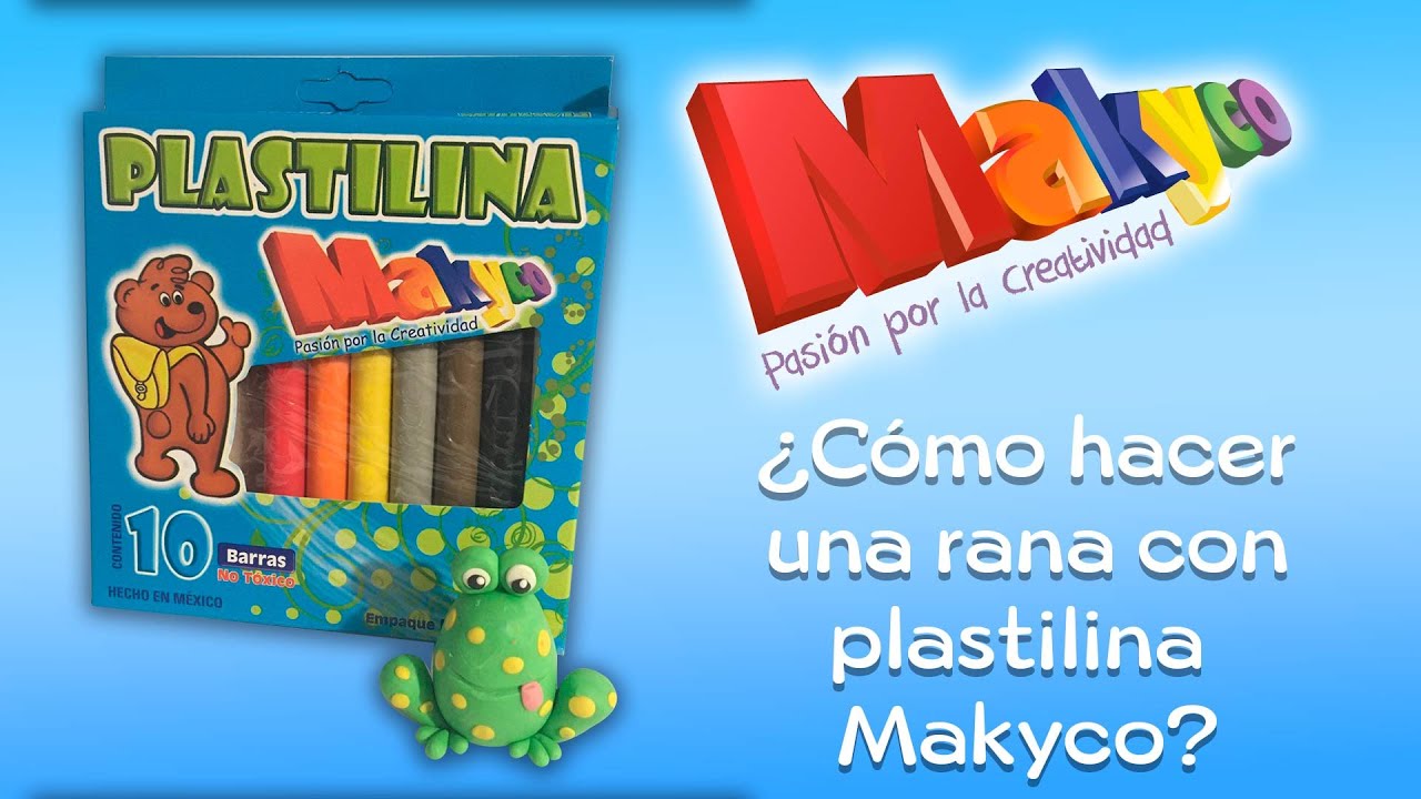 ¿Cómo hacer una rana con plastilina Makyco? — Tutorial para niños