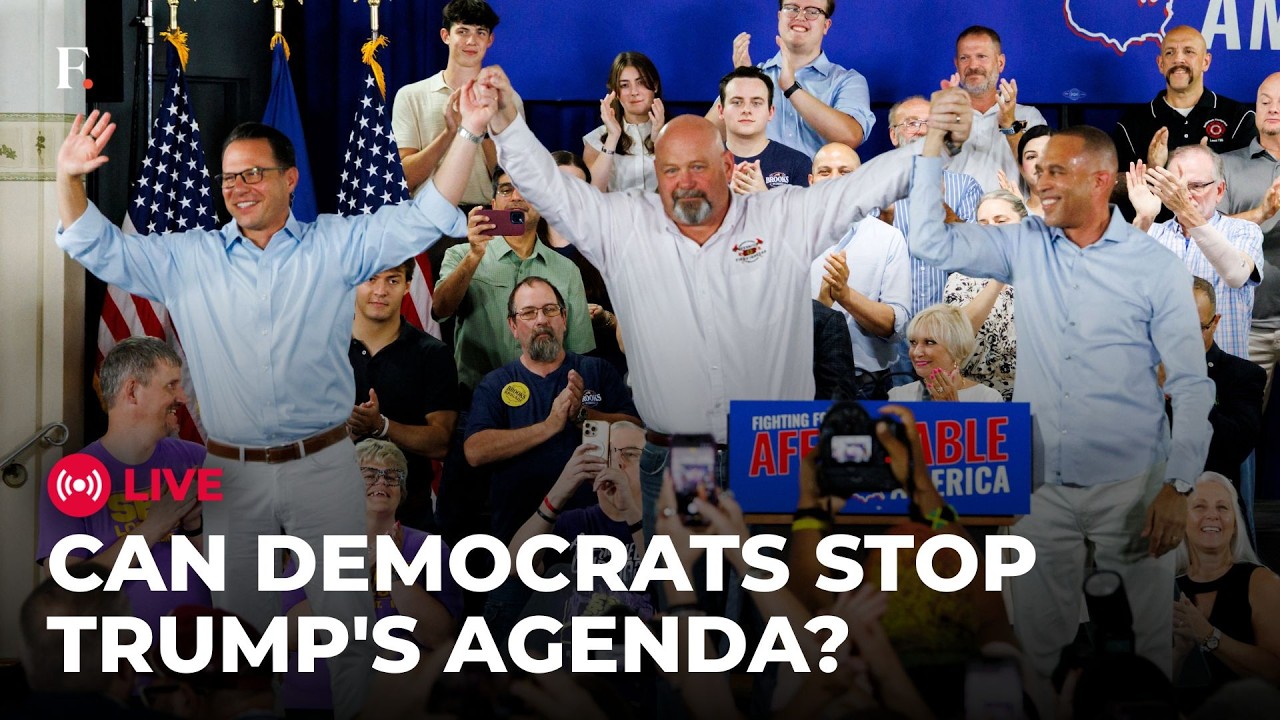 LIVE:  Hakeem Jeffries, Josh Shapiro & Bob Brooks Launch Democrats' Midterm Push Challenging Trump