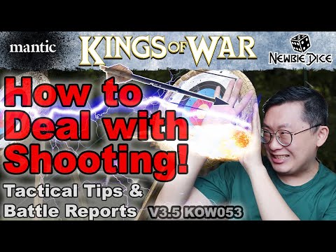 How to deal with shooting in Kings of War | Tips & Battle Report | Mantic 3.5 Compendium ed KOW053