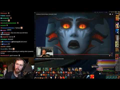 Asmongold Reacts to Nobbel's Reaction to Azshara's Eternal Palace End Cinematic