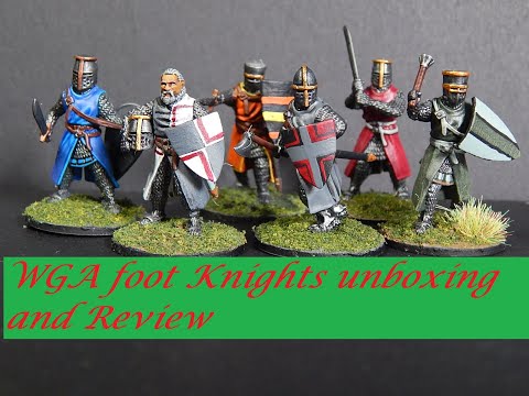 Unboxing and review of the Wargames Atlantic foot knights