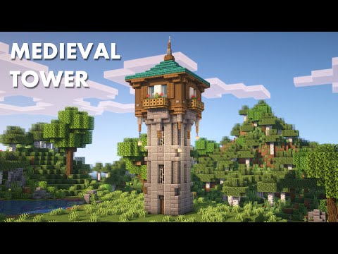EPIC Minecraft Medieval Tower Build Tutorial