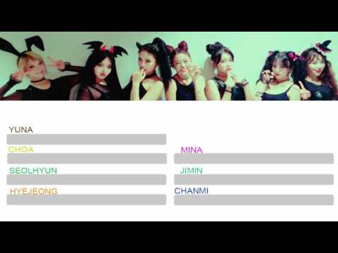 How Would AOA sing A Girl Like Me line distribution