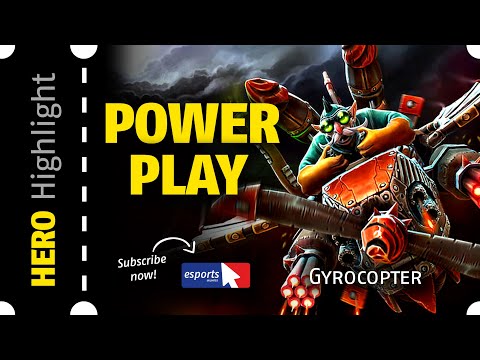 Gyrocopter DOTA 2 (POWER PLAY) - GUIDE and GAMEPLAY for Dota 2 update 7.26a, Watch Sumail of Team OG