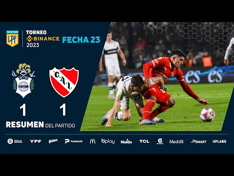 #TorneoBinance 2023 | Fecha 23 | resumen de Gimnasia - Independiente
