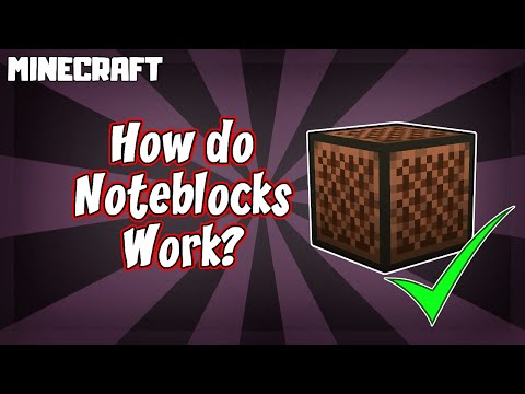 MINECRAFT | How Do Note Blocks Work? 1.16.5