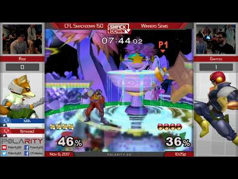 CFL Smackdown 150 Melee - Ridz (Fox) vs Gahtzu (Falcon) - Winners Semis