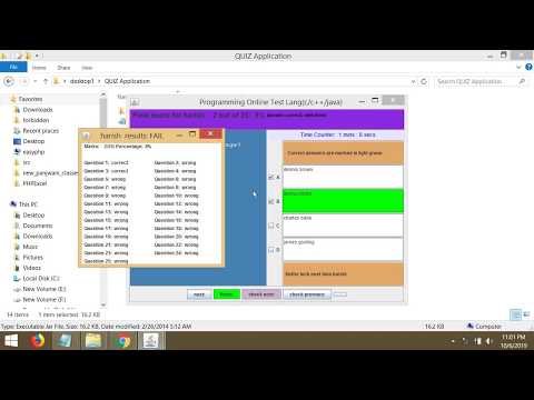 Simple Quiz Project | Java Swing | Desktop Based Project