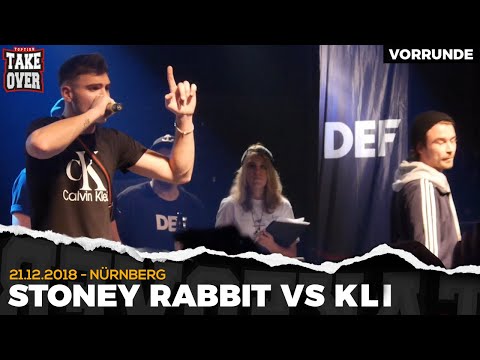 Stoney Rabbit vs. Kli - Takeover Freestyle Contest | Nürnberg 21.12.18 (VR 3/4)
