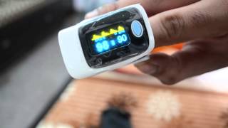 preview picture of video 'Fingertip Pulse Oximeter Blood Oxygen, PR, SPO2'