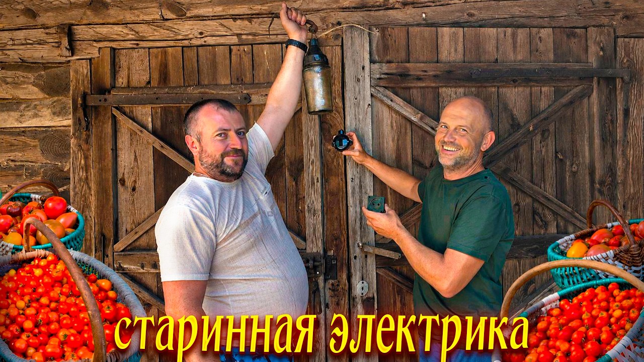 Сюрпризы на месте старого сарая. Лечим животных, собираем урожай. Электрика ?