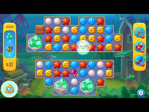 Fishdom Easy Level 9029 (with ingame lightning and timed bombs) @choraelmin