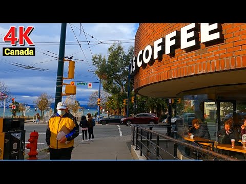 🇨🇦【4K UHD】Walking Tour, Vancouver Downtown Jan 2022
